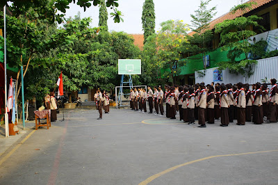 Upacara Pelantikan Ambalan SMK Al-Irsyad Tegal 