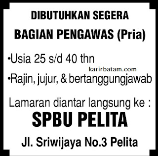 Lowongan Kerja SPBU Pelita