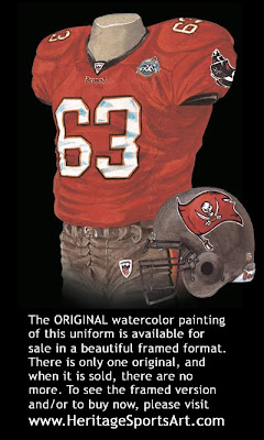 Tampa Bay Buccaneers 1976 uniform