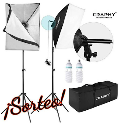  kit de iluminación fotográfico