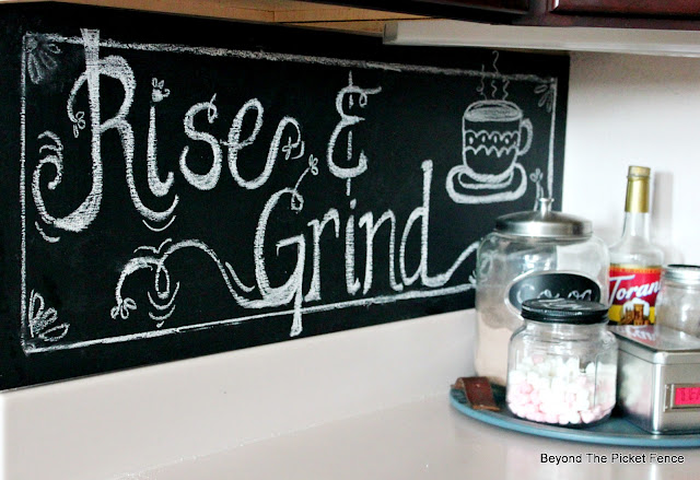 Easy Chalkboard Wall and How to Hand-Letter Chalkboard Signs