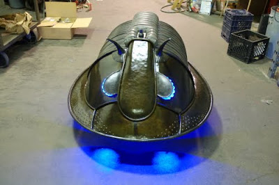 rilobite Vehicle with the lights on