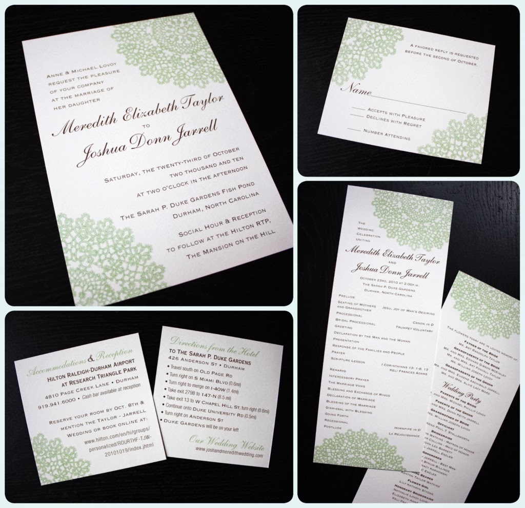 Discount Wedding Invitations - General Information