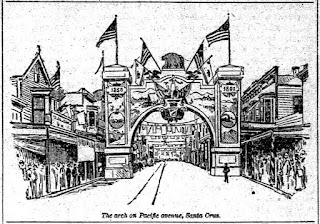 Admission Day Arch 1891