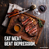 Coma carne: acabe com a depressão