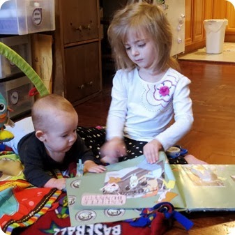 Elaine reading to Nehemiah