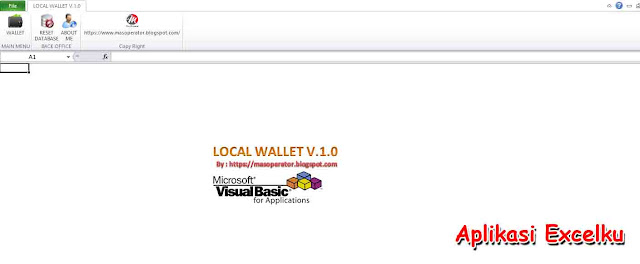 Aplikasi VBA Excel Gratis : Local Wallet V.1.0