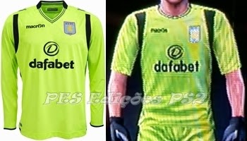 Uniforme Aston Villa Temporada 14/15 PES PS2