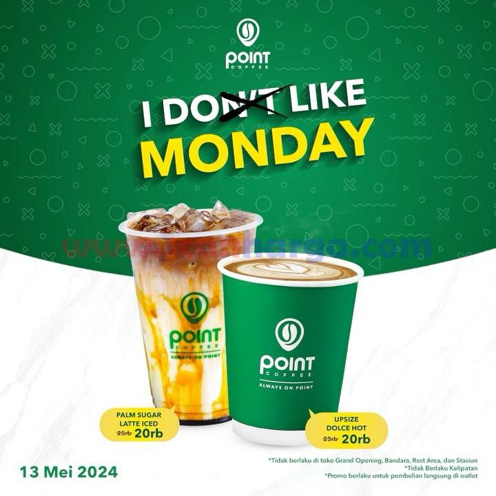 Point Coffee Promo I Like Monday Tiap Senin