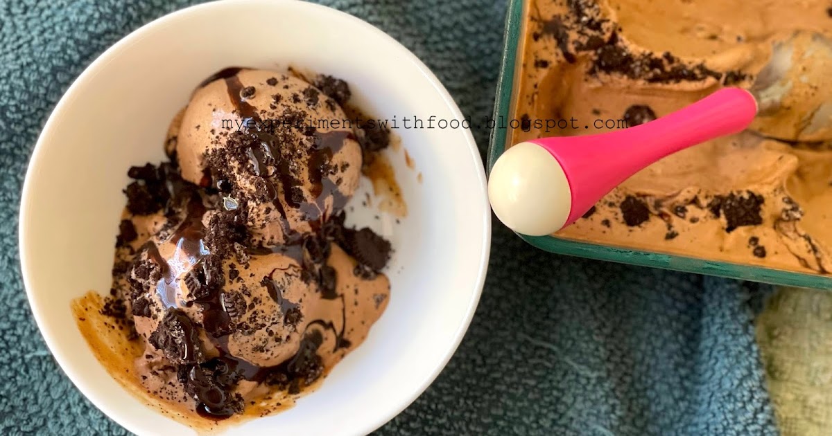 Mississippi Mud Pie Ice Cream Churned In An Ice Cream Maker