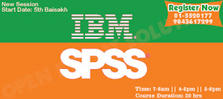 SPSS training in Nepal