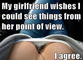 My girlfriend wishes that I could see things from her point of view!