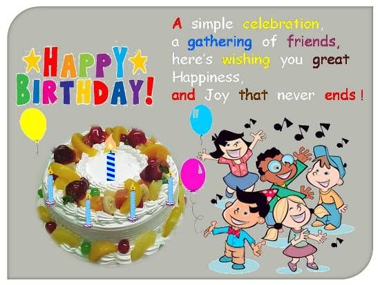 Birthday Wishes For Kids 