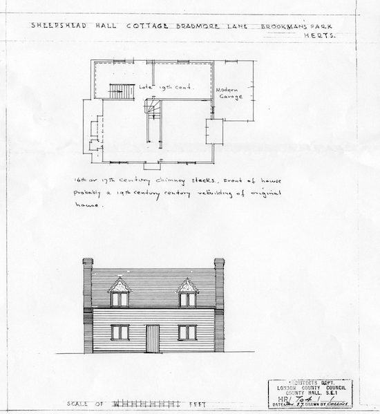 Sheepsheadhall Cottage plan