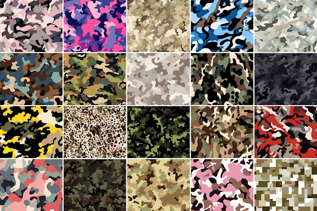 400+ Free Camouflage Patterns