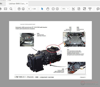 Liebherr Mobile Crane & Crawler Crane Shop Manual Full DVD