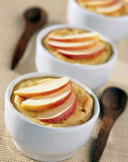 Flan de manzanas