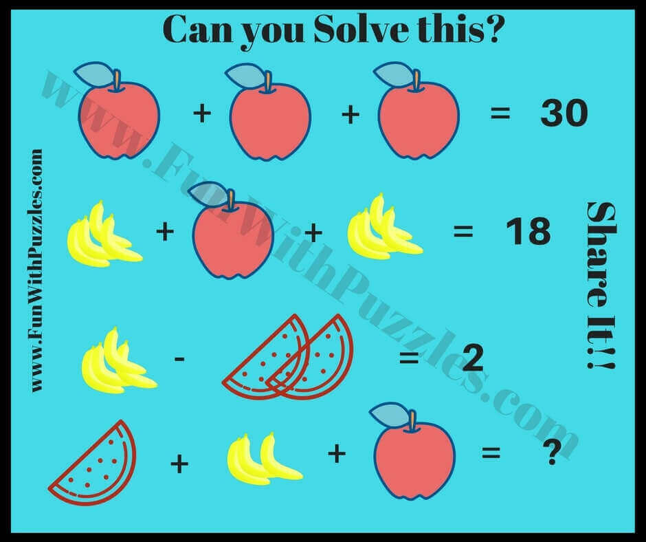 Math Brain Teasers for Kids with Answers and Explanations ...