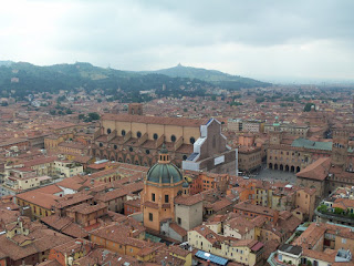 View of Bologna and Piazza Maggiore