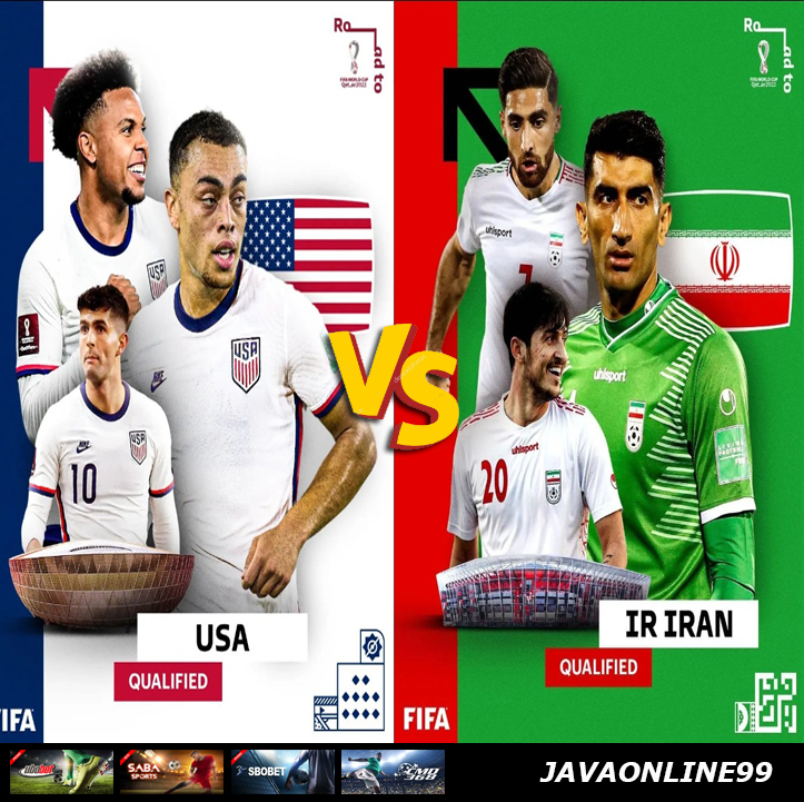 JAVAONLINE99 | Jadwal Pertandingan Piala Dunia Qatar 2022 Fase Group B  Iran vs Amerika Serikat