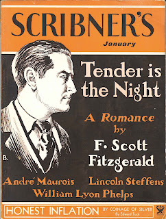 The cover of a Scribner's Magazine issue of "Tender is the Night."