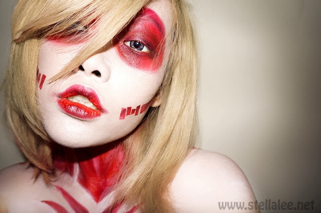 Shingeki no Kyojin Female Titan Make Up 女型の巨人メイク