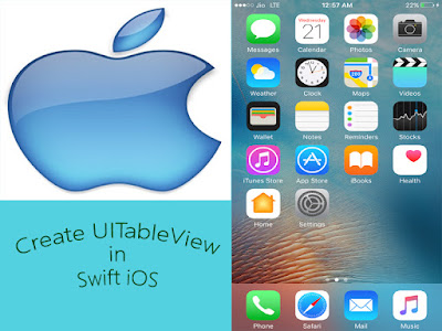 How to Create UITableView in Swift IOS