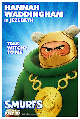 Hannah Waddingham is Jezebeth | 'Smurfs' Character Poster