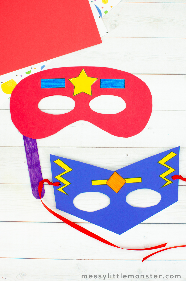 superhero mask craft for kids