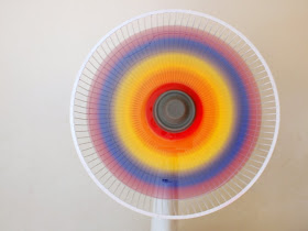 how to paint a rainbow fan DIY