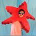 Disfraz casero de estrella de mar para escolares