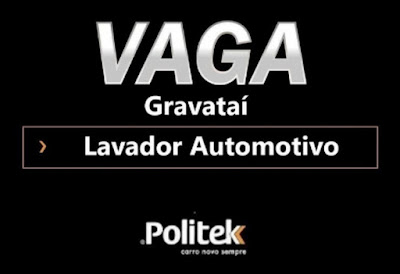 Concessionária abre vaga para LAVADOR DE CARROS em Gravataí