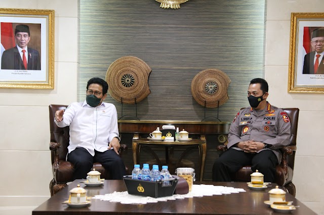 Audiensi Dengan Mendes PDTT, Kapolri Pastikan Pendampingan Edukasi Dana Desa 