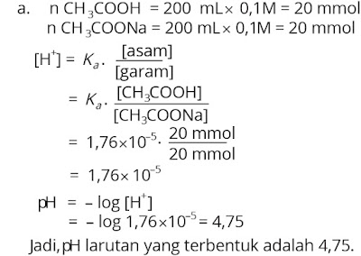 pembahasan soal larutan penyangga nomor 5