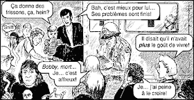 Le sataniste a joué son rôle, pensé sa seul ligne de dialogue et quitte le champ de la caméra. « Sniff », pense une femme à l'arrière-plan, trop triste pour pouvoir sangloter à voix haute.