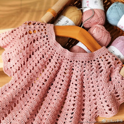 Crochet Patterns/ free/ Crochet Baby Dress/ 5271