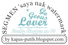 Lucky blogger no 14 - Segmen: Saya nak watermark by kapas-putih.blogspot.com