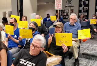 audience at Portland Public Schools Board of Education meeting on April 2, 2024