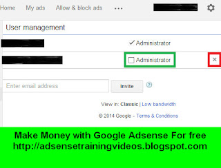 Google Adsense account me users ke Access level ko change kaise kare?