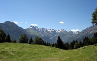 Oberstdorfer Bergpanorama