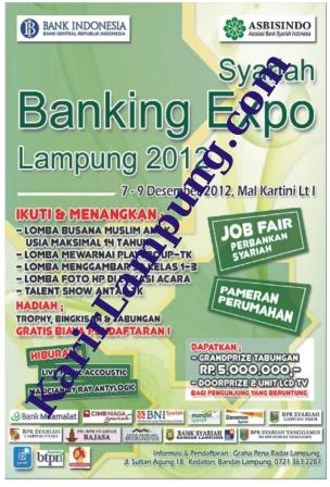 Job Fair Perbankan Syariah Lampung 7-9 Desember 2012 