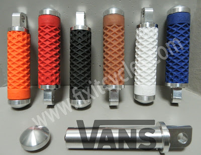 PEGS VANS for Harley Davidson and Customs Motorcycles by FixitCycles.com