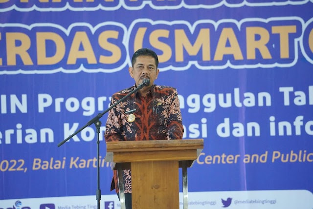 Pj Wali Kota Tebing Tinggi Tutup Secara Resmi Bimtek Smart City, Dua Program Unggulan Diusulkan Ke Kementrian Kominfo