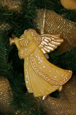 Beeswax angel ornaments 1