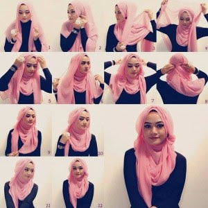 foto memakai hijab