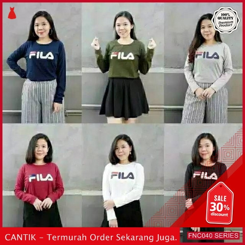 FNC040B43 Baju Wanita Fila Lengan Panjang BMGShop Serba 30 