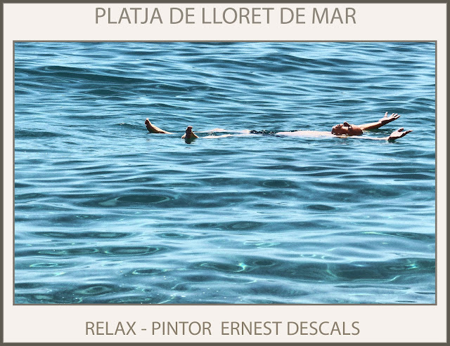 LLORET DE MAR-PLATJA-RELAX-PLAYA-VIAJES-PINTURA-FOTOS-PINTOR-ERNEST DESCALS-