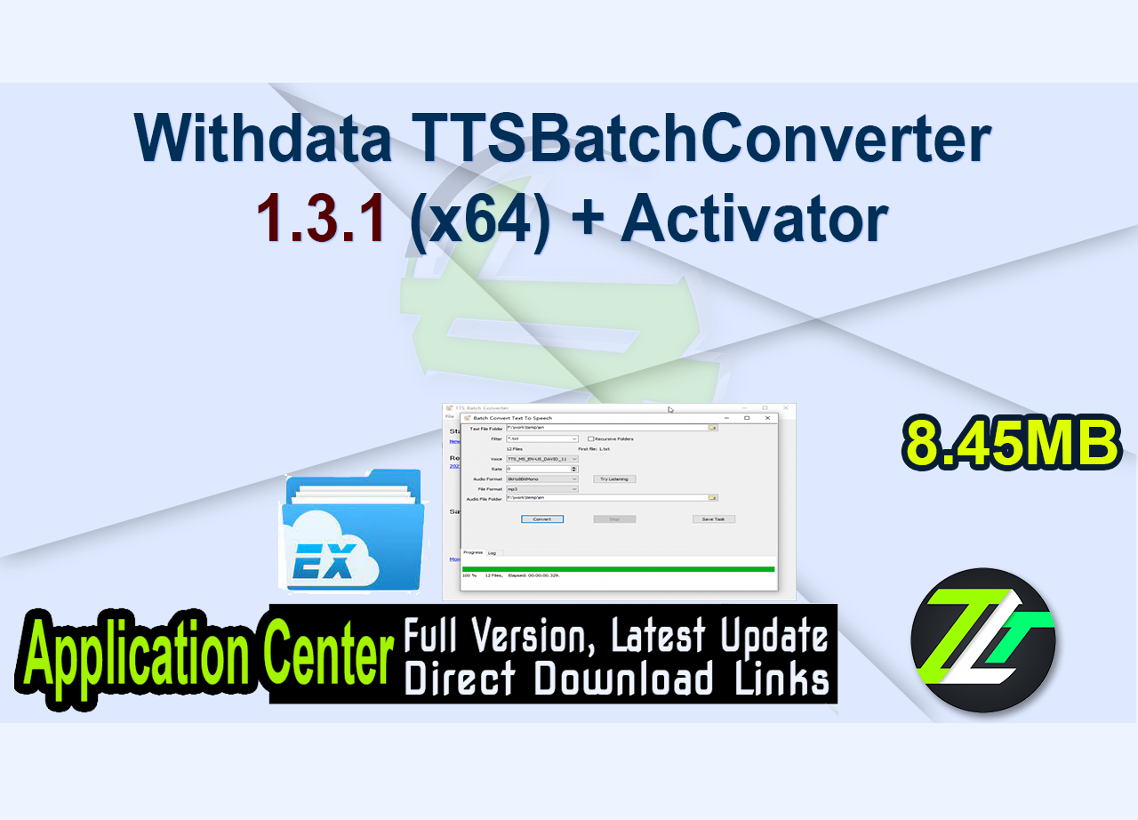 Withdata TTSBatchConverter 1.3.1 (x64) + Activator