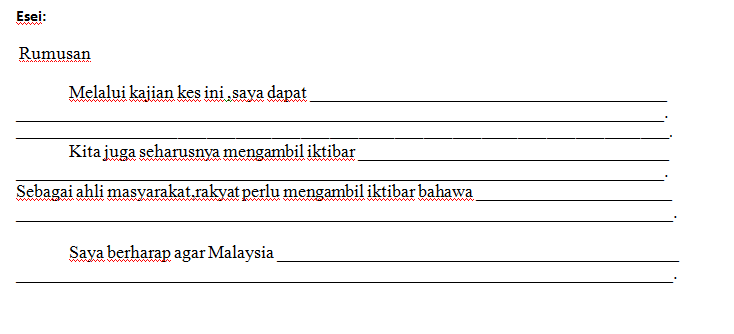 CIKGU HANITA MENULIS: Penulisan Rumusan PT3