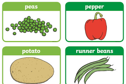 اسماء الخضار والفواكه بالانجليزي Pdf